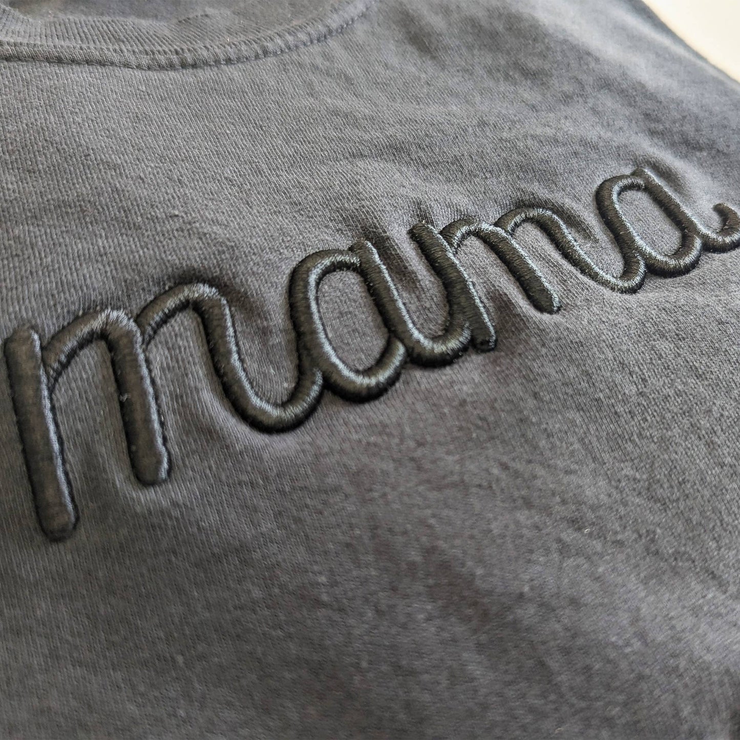 Embroidered Mama Puff Shirt