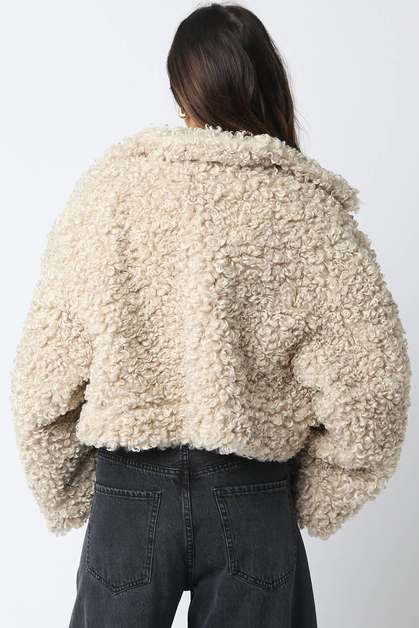 Anika Sherpa Zip Jacket