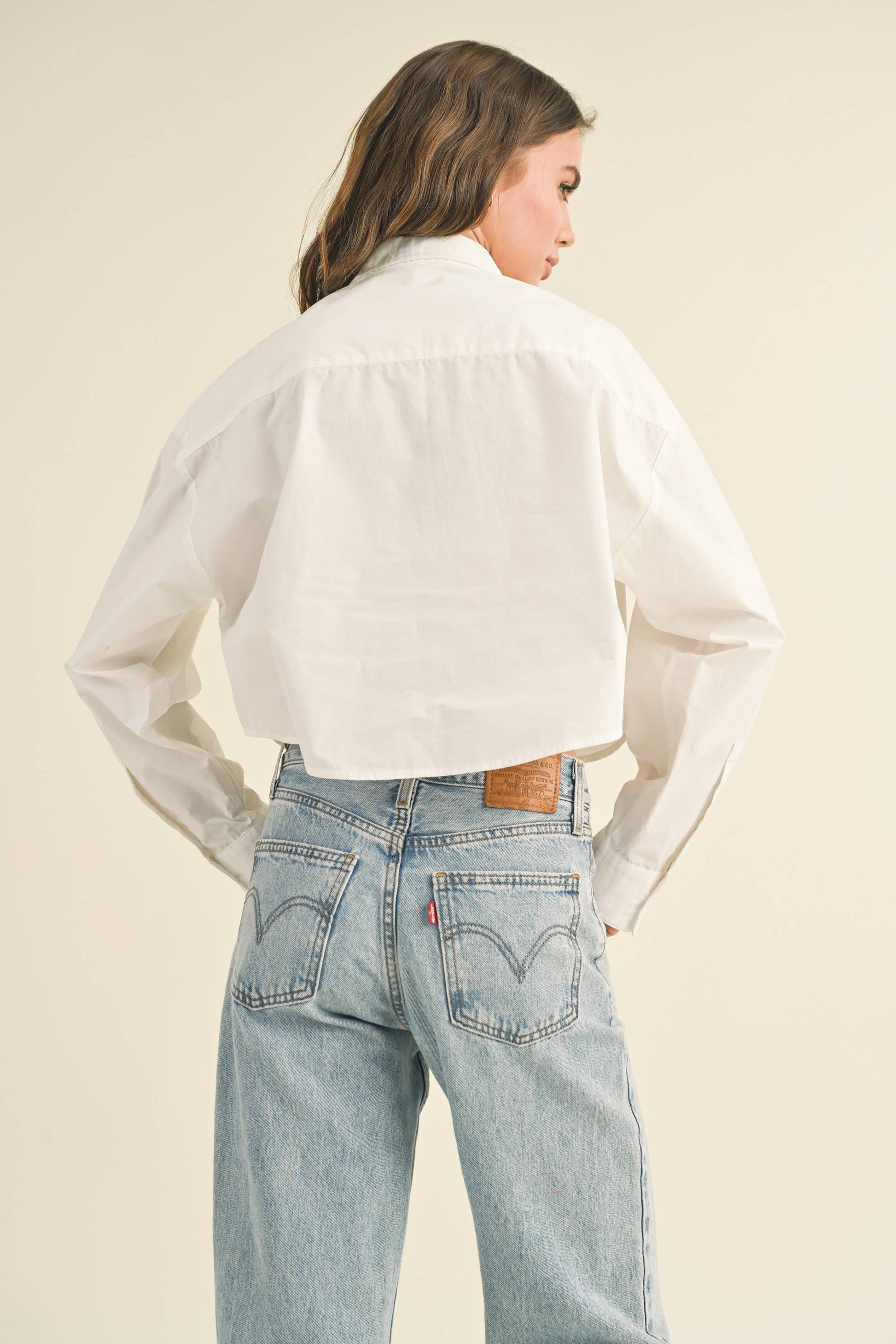CROPPED BUTTONDOWN SHIRT
