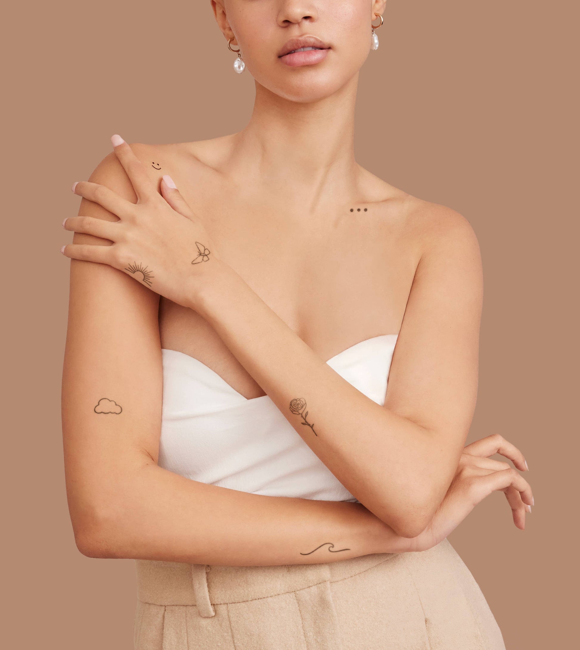 Ink'd Barely There Temporary Tattoo Pack