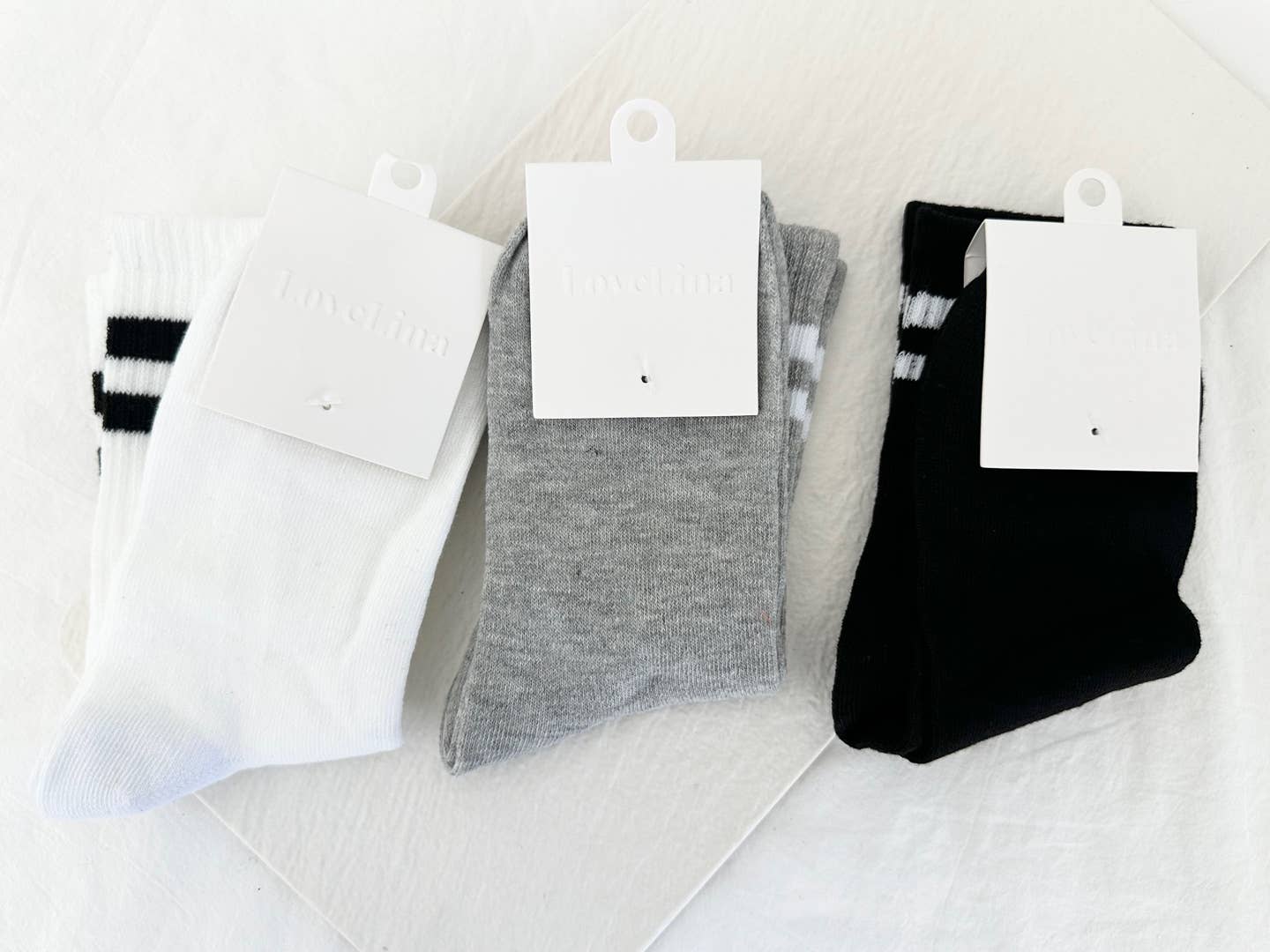Classic Sporty Crew Socks - JUKA