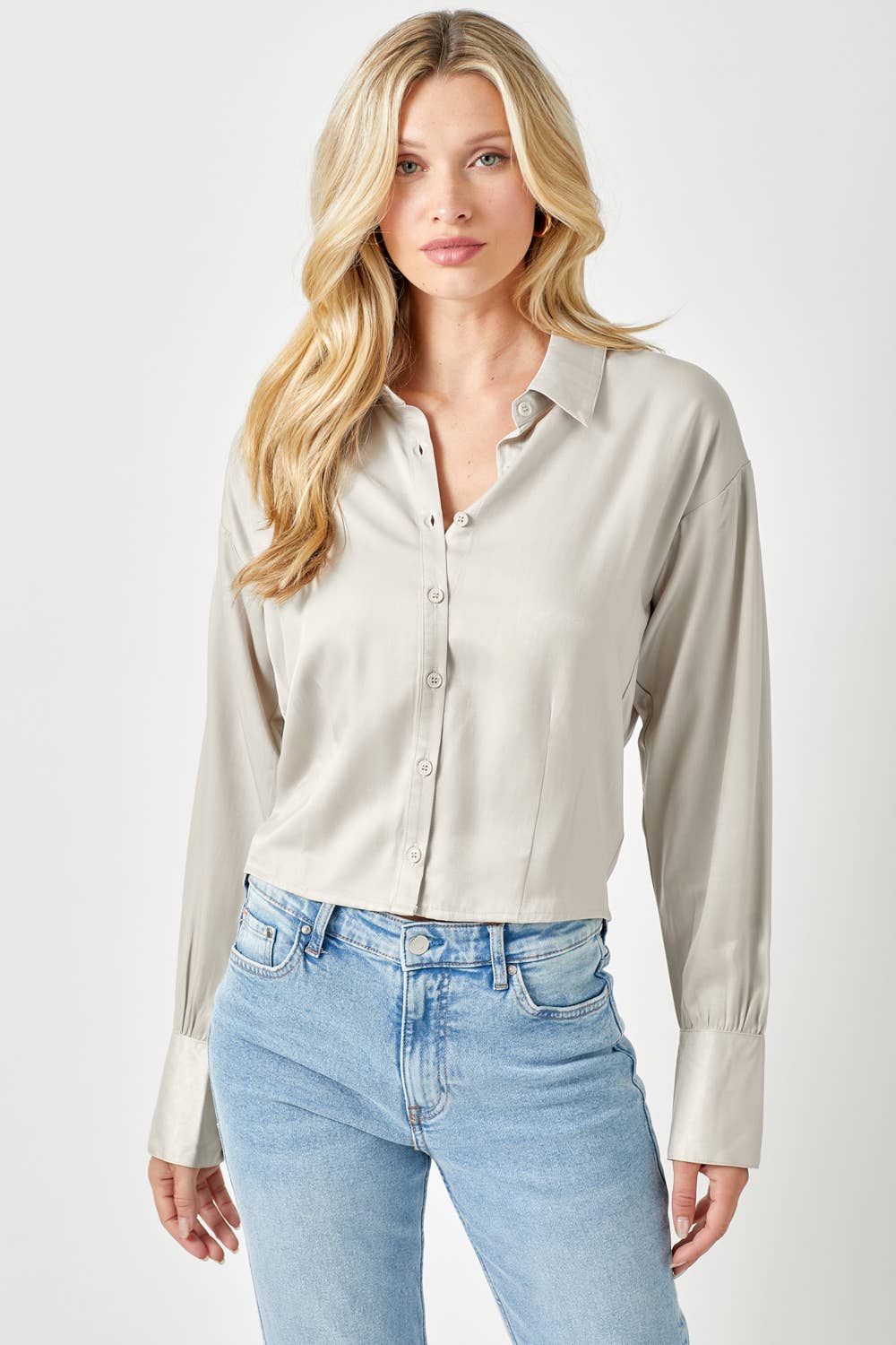 Lexi Smocked Back Shirt