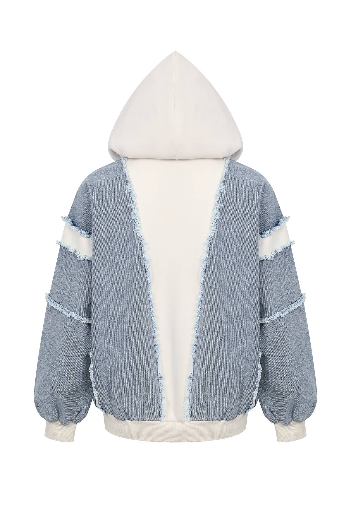 Cassie Denim Hybrid Hoodie