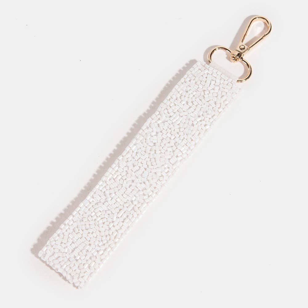 Lets Go Girls Star Seed Beaded Keychain