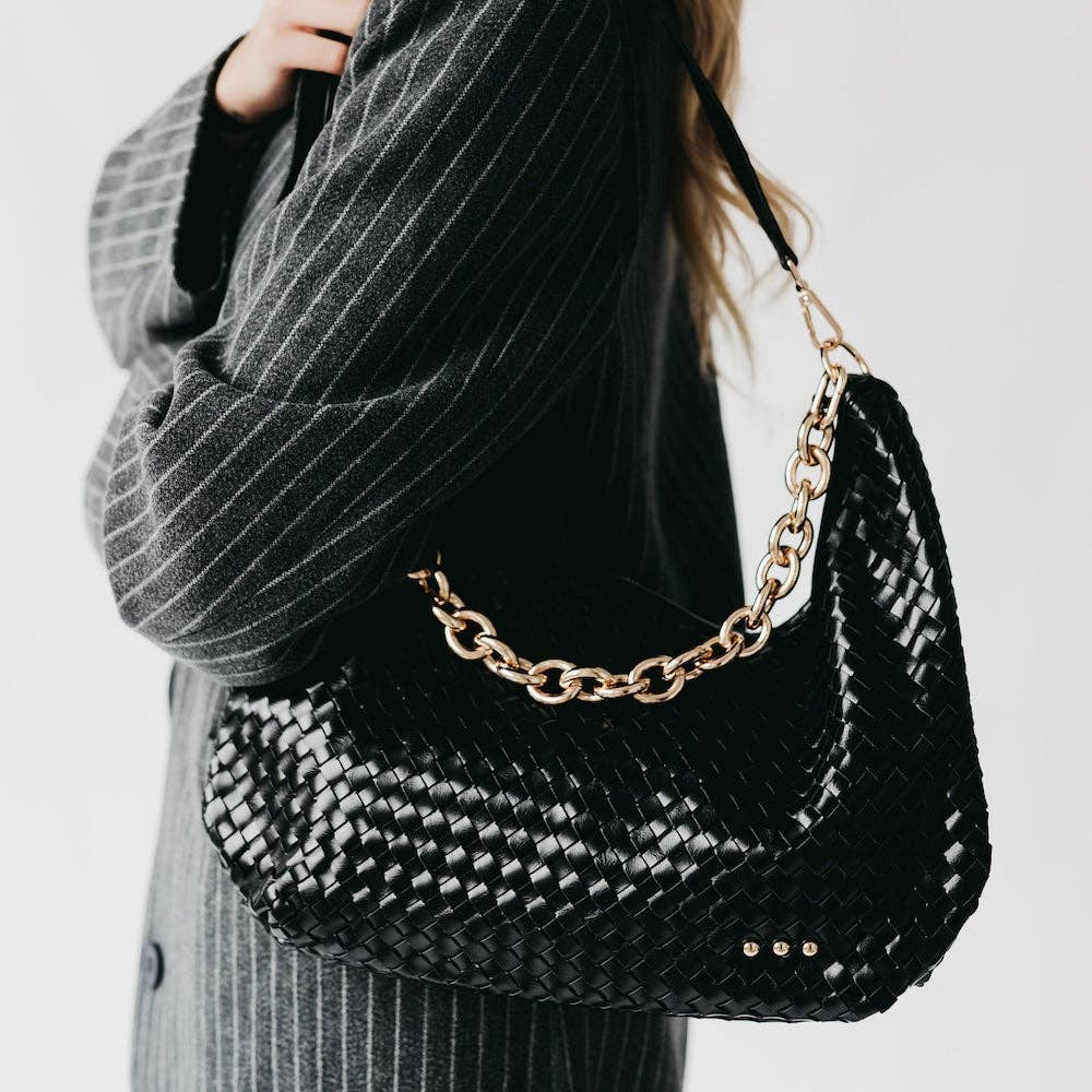 Sienna Slouchy Woven Shoulder Bag