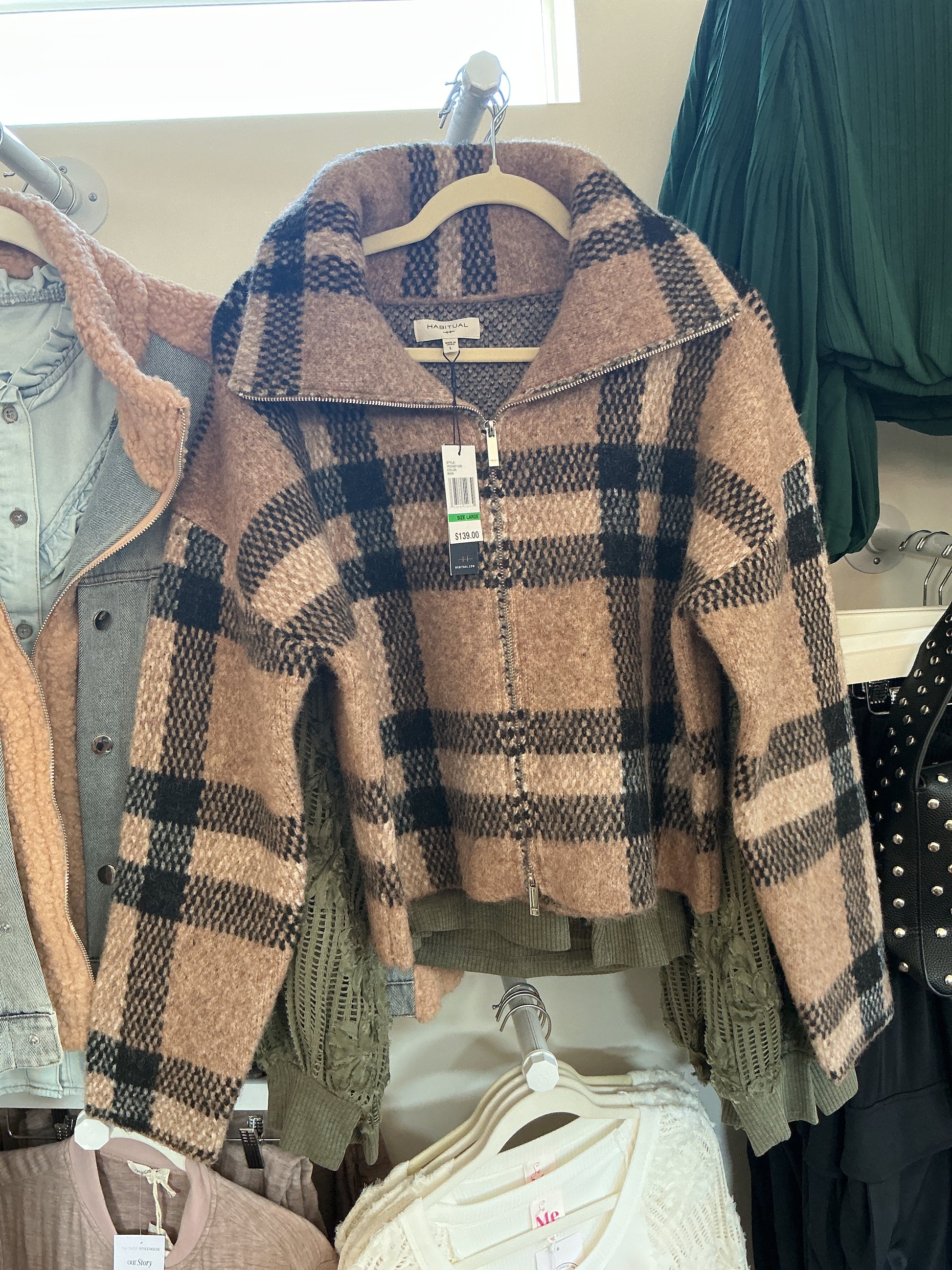 Habitual Plaid Sweater