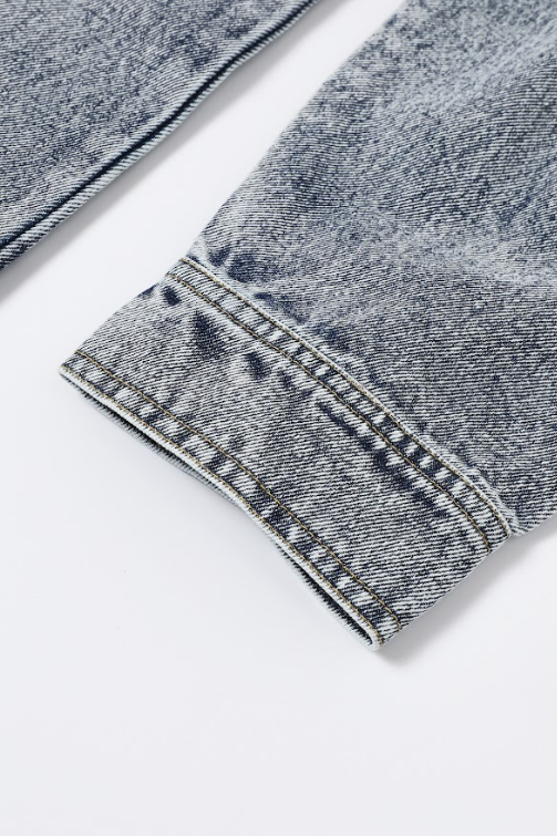 Carly Knit Sweater with Denim