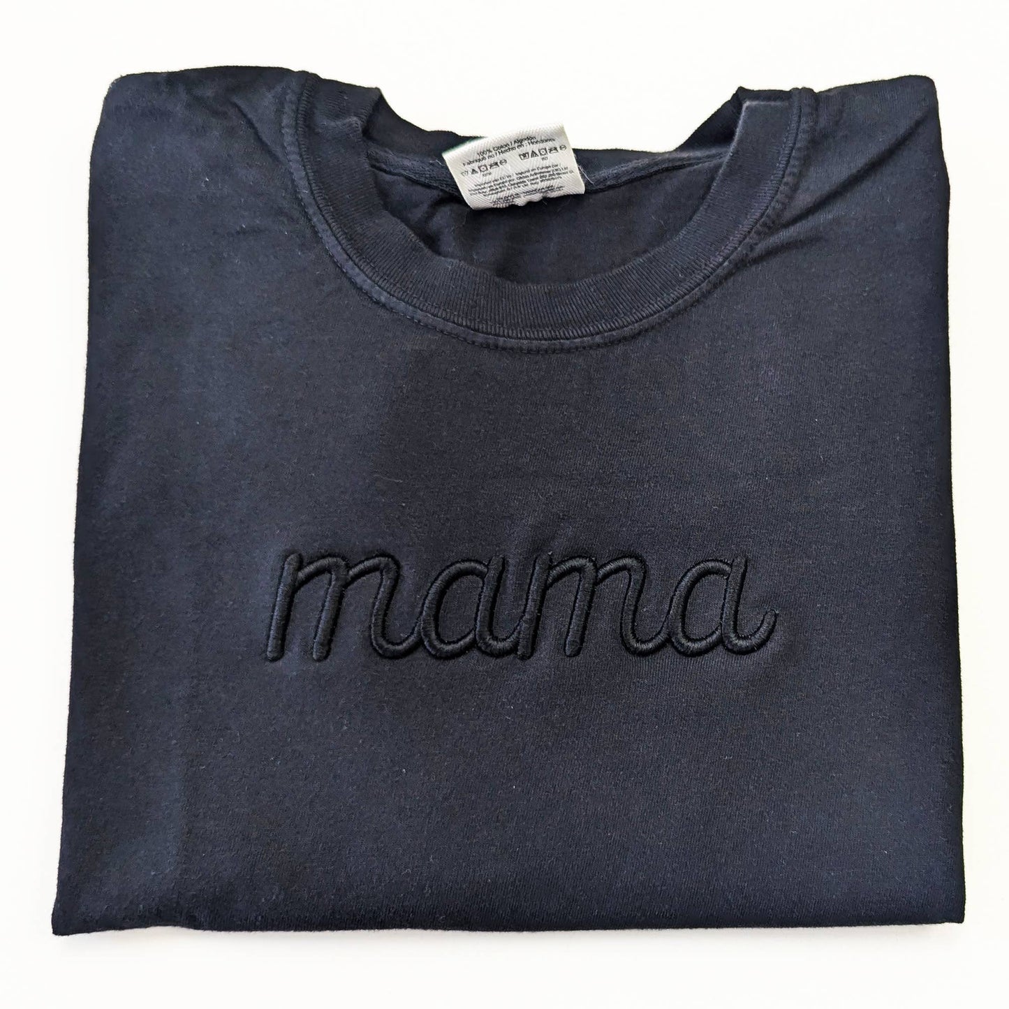 Embroidered Mama Puff Shirt