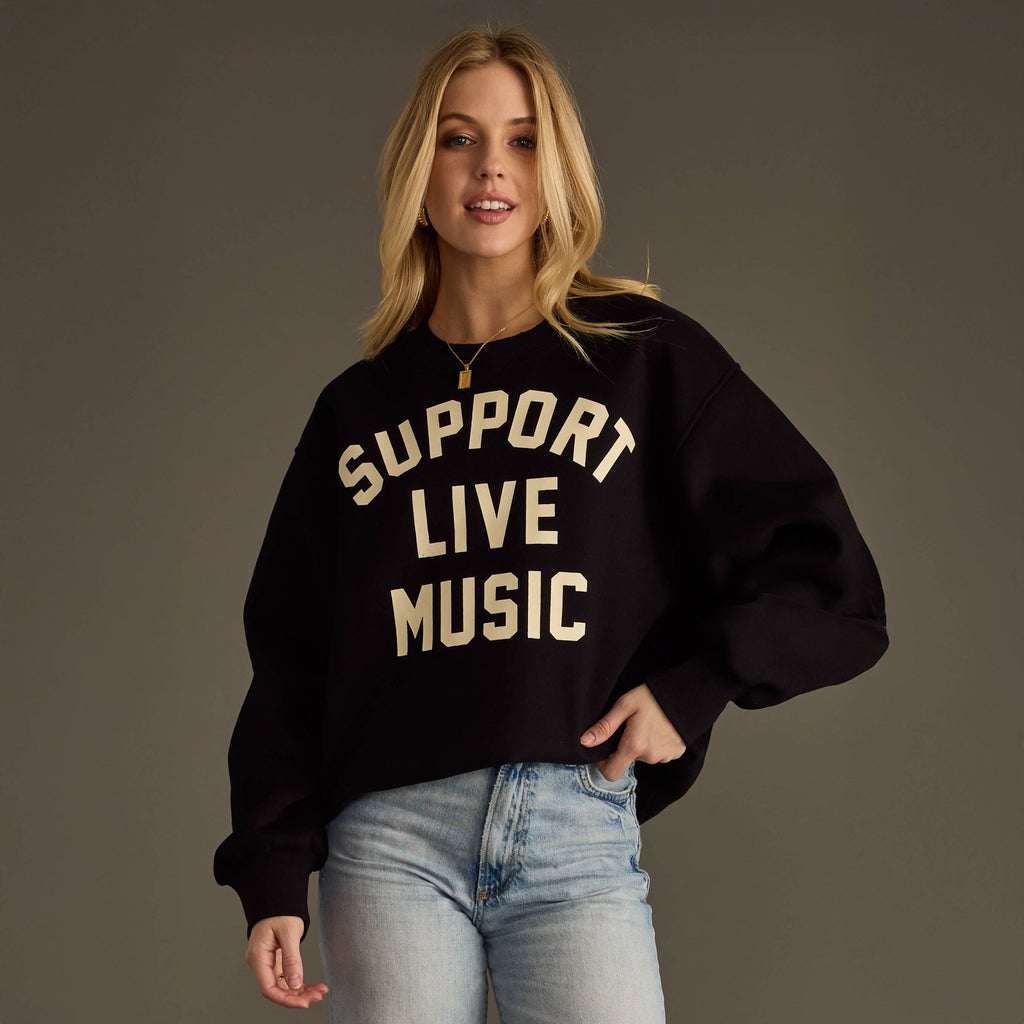 Support Live Music Sweatshirt