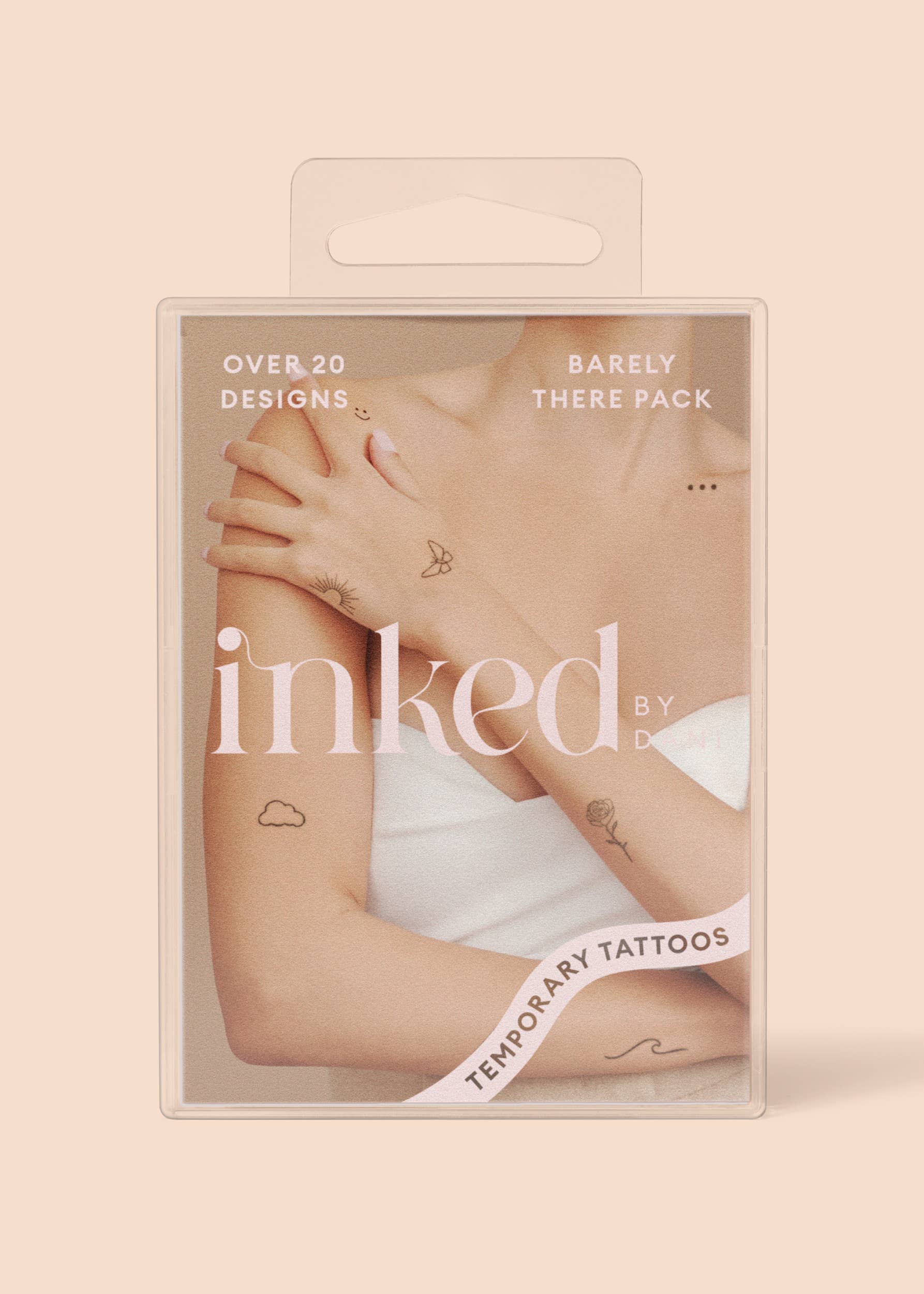 Ink'd Barely There Temporary Tattoo Pack