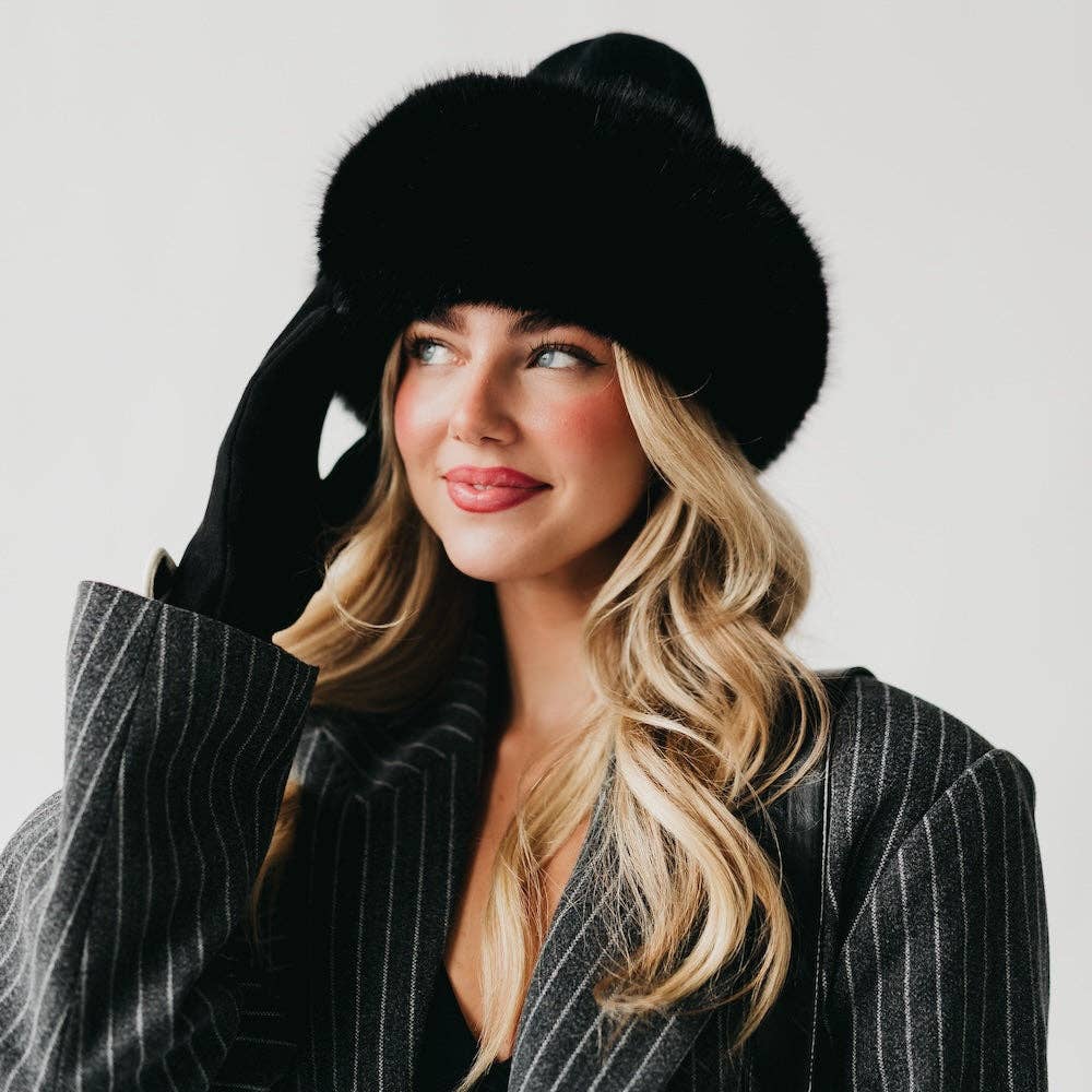 Noelle Faux Fur Hat Wholesale