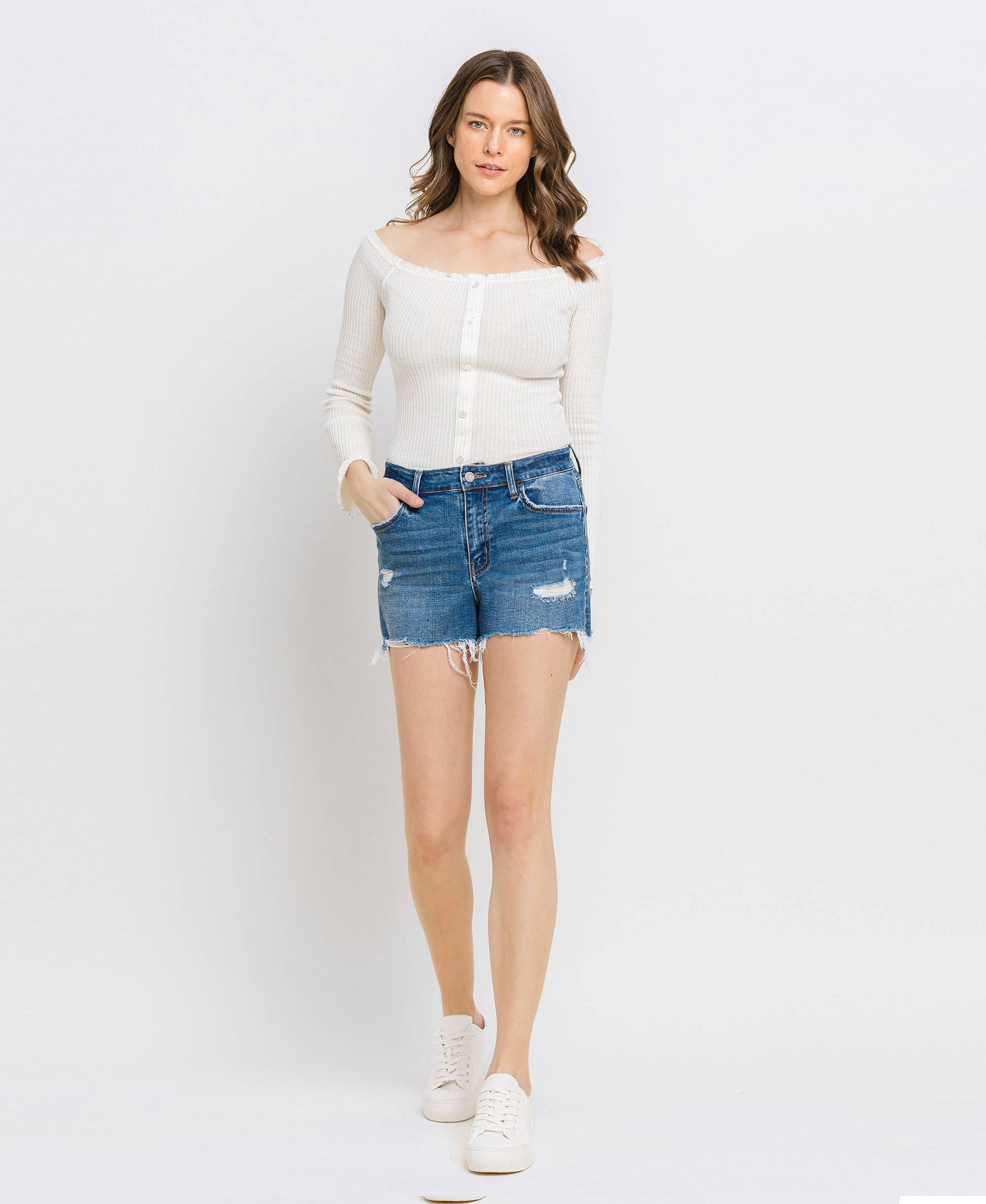 HIGH RISE SHORTS