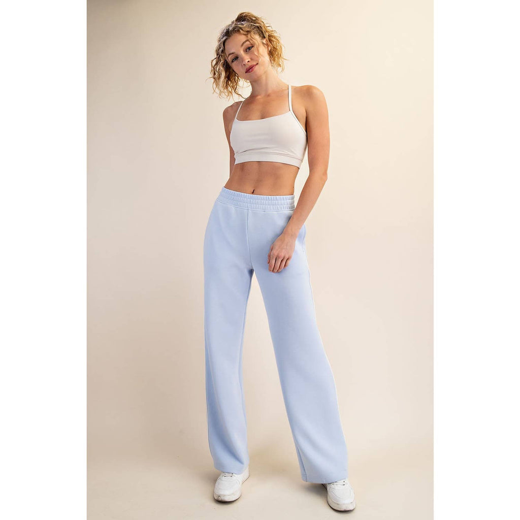 MODAL SCUBA PIPING STRAIGHT PANT