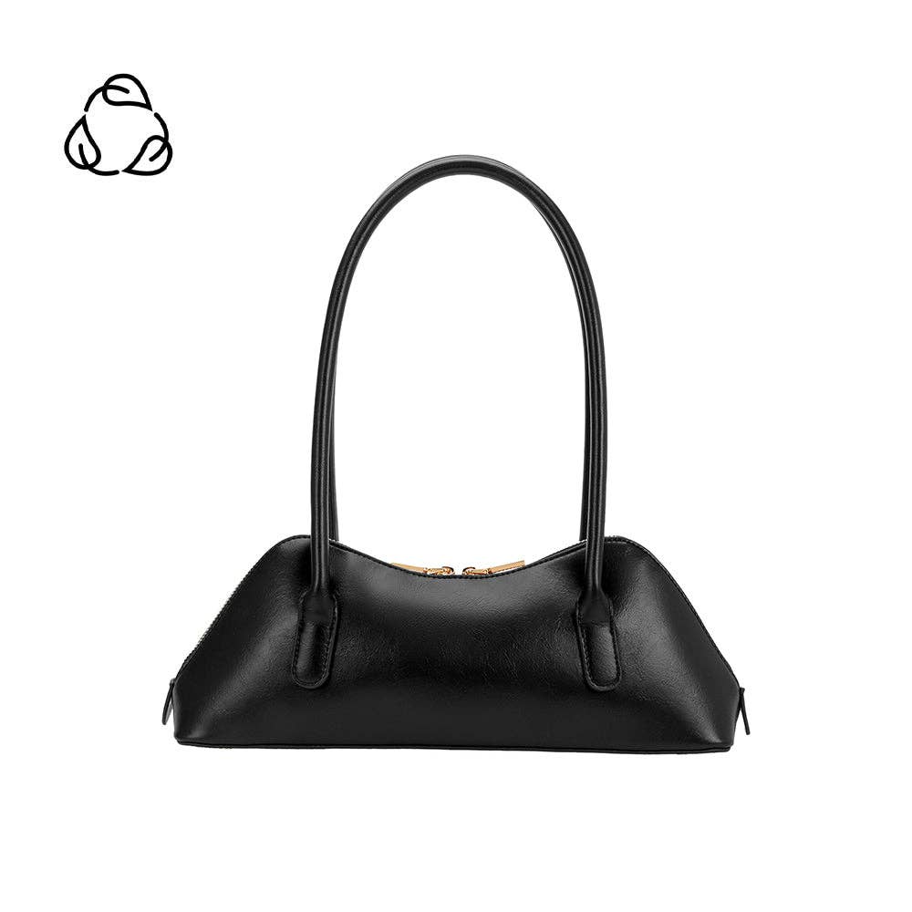 Dakota Black Recycled Vegan Shoulder Bag Pre-Order 11/15